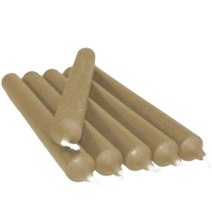 Warm Taupe Dinner Candles