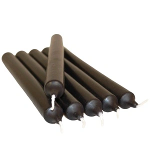 Black Dinner Candles