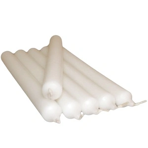 White Dinner Candles