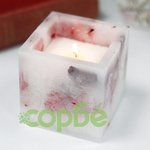 Enchanted Candle  - Large Square - Rose ➤ топ цена ➤ sorbe.bg