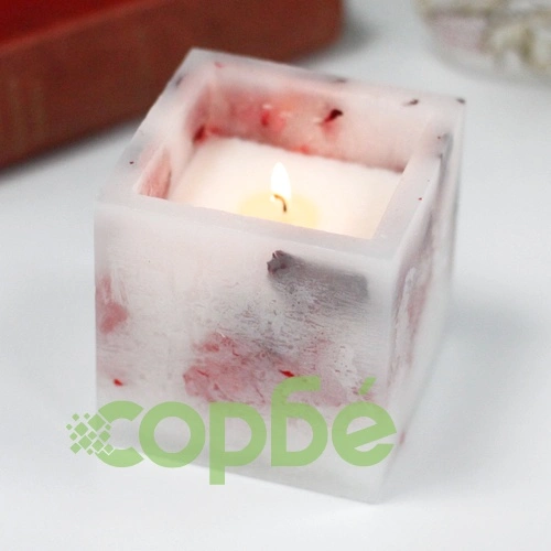 Enchanted Candle  - Large Square - Rose ➤ топ цена ➤ sorbe.bg
