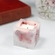 Enchanted Candle - Small Square Jar - Rose