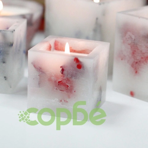 Enchanted Candle - Small Square Jar - Rose ➤ топ цена ➤ sorbe.bg