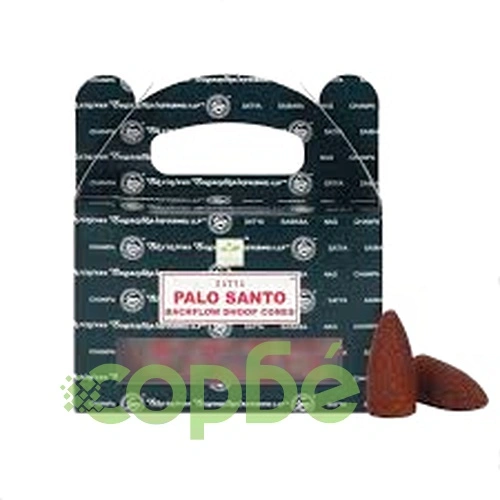 Satya Backflow Dhoop Cones - Palo Santo (24pcs) ➤ топ цена ➤ sorbe.bg