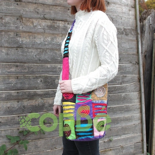 Ethnic Sling Bag - Purple / Spiral на топ цена от sorbe.bg Ethnic Sling Bag - Purple / Spiral ➤ топ цена ➤ sorbe.bg