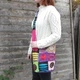 Ethnic Sling Bag - Purple / Spiral Ethnic Sling Bag - Purple / Spiral