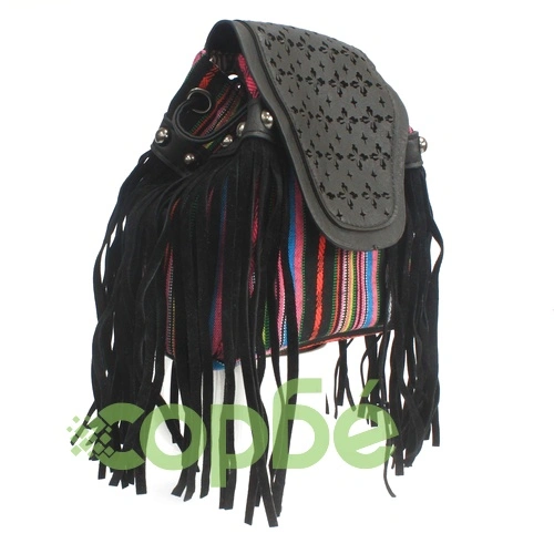 Venetian - Black Stripy With Fringe ➤ топ цена ➤ sorbe.bg