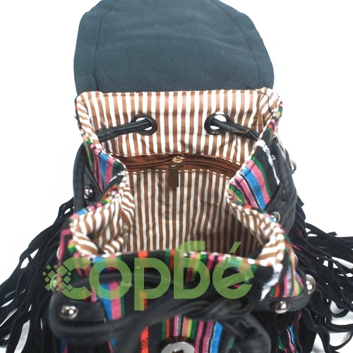 Venetian - Black Stripy With Fringe ➤ топ цена ➤ sorbe.bg