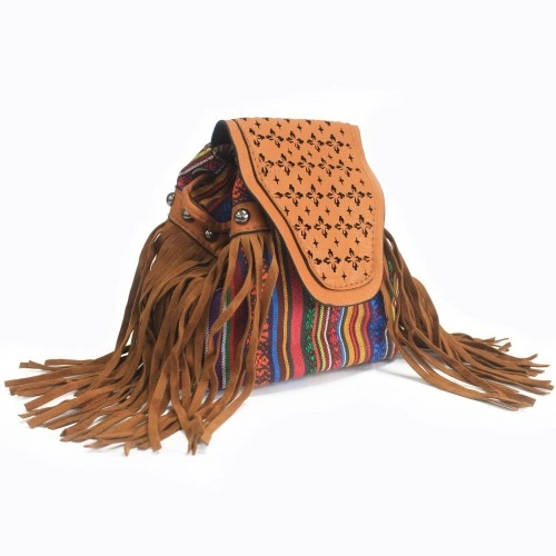 Venetian - Light Brown Stripy With Fringe ➤ топ цена ➤ sorbe.bg
