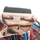 Venetian - Chocolate Stripy With Fringe