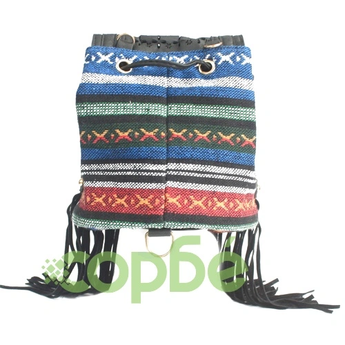 Milan - Black Stripy With Fringe ➤ топ цена ➤ sorbe.bg