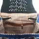 Milan - Black Stripy With Fringe