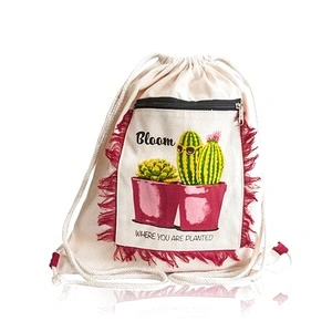 Fringe Backpack - Cactus