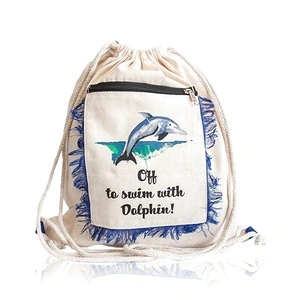 Fringe Backpack - Dolphin