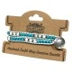 Double Wrap Bracelet - Turquoise and White Agate