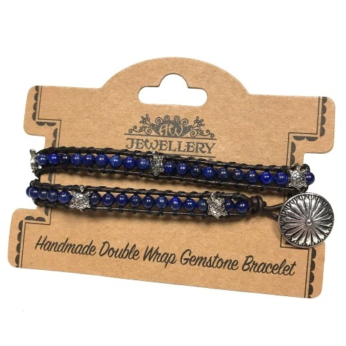 Double Wrap Bracelet - Turtles with Lapis ➤ топ цена ➤ sorbe.bg