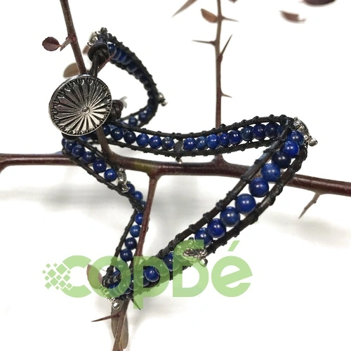 Double Wrap Bracelet - Turtles with Lapis ➤ топ цена ➤ sorbe.bg