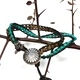 Double Wrap Bracelet - 50/50 - Turquoise and Tiger Eye