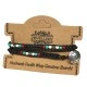 Double Wrap Bracelet - Multi Stone with Floral Detail