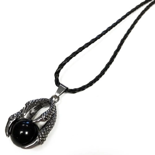 Lrg Dragon Claw Pendent - Black Agate ➤ топ цена ➤ sorbe.bg