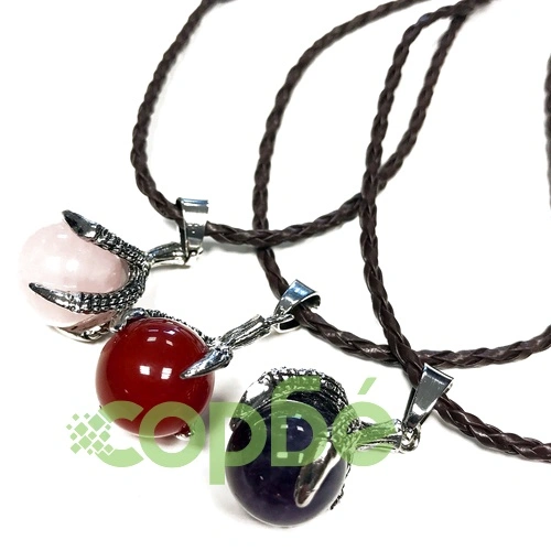 Small Dragon Claw Pendent - Rose Quartz ➤ топ цена ➤ sorbe.bg
