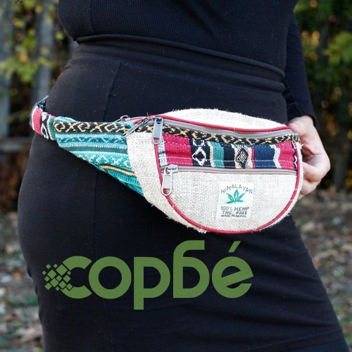 Bum Bag - Hemp and Cotton (assorted) ➤ топ цена ➤ sorbe.bg