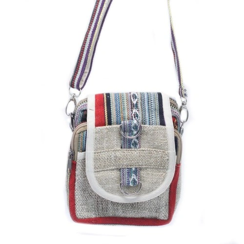 Body-Cross Travel Bag - Hemp and Cotton  (assorted) ➤ топ цена ➤ sorbe.bg