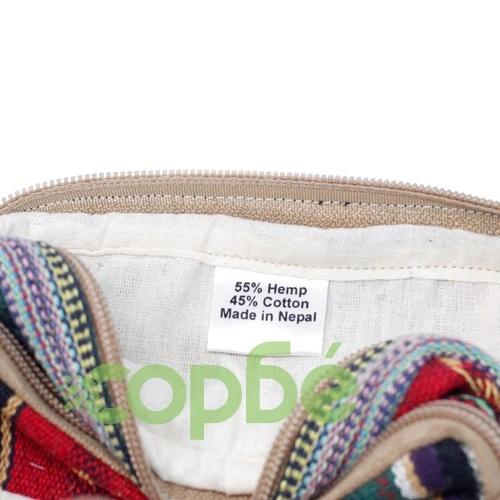 Body-Cross Travel Bag - Hemp and Cotton  (assorted) ➤ топ цена ➤ sorbe.bg
