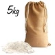 White Himalayan Bath Salts Fine Grain- 5kg Sack