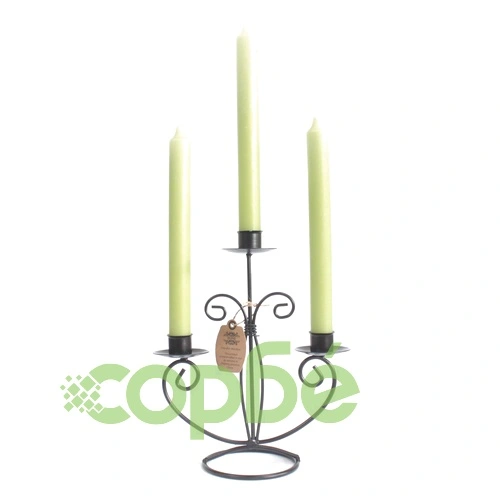 Iron Candle Holder - Tri Stick Classic ➤ топ цена ➤ sorbe.bg