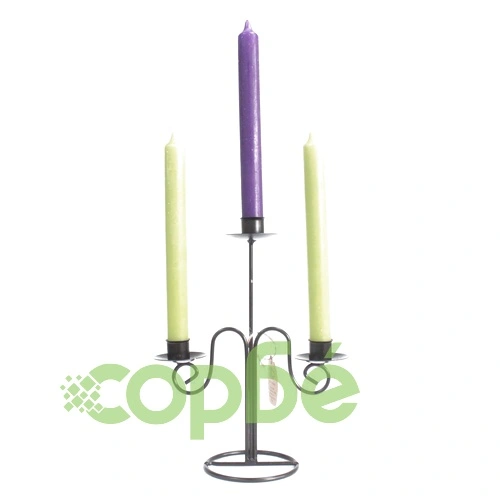 Iron Candle Holder - Tri Stick Elegant ➤ топ цена ➤ sorbe.bg