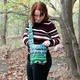 Jacquard Bag - Teal Sling Bag