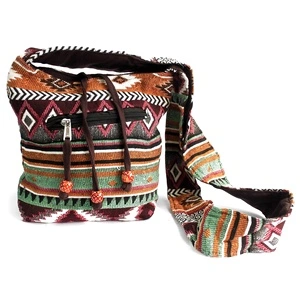Jacquard Bag - Chocolate Sling Bag