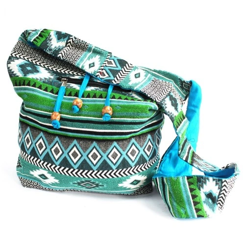 Jacquard Bag - Teal Student Bag ➤ топ цена ➤ sorbe.bg