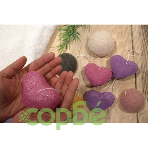 Konjac Heart Sponge - Lavender ➤ топ цена ➤ sorbe.bg
