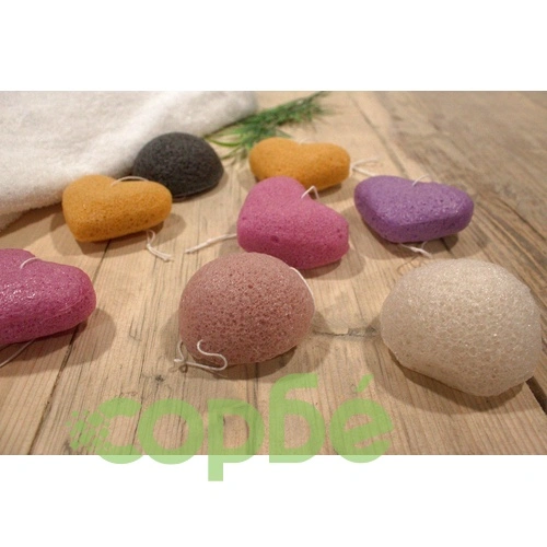 Konjac Heart Sponge - Lavender ➤ топ цена ➤ sorbe.bg