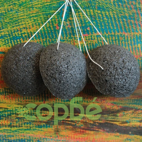 Konjac Sponge - Charcoal ➤ топ цена ➤ sorbe.bg