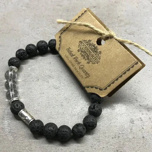 Lava Stone Bracelet - Axe-head Carnelian ➤ топ цена ➤ sorbe.bg