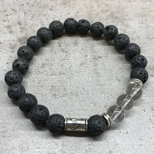 Lava Stone Bracelet - Tribal Rock Quartz ➤ топ цена ➤ sorbe.bg