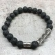 Lava Stone Bracelet - Tribal Rock Quartz