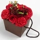 Soap Flower Bouqet - Red Rose and Carnation