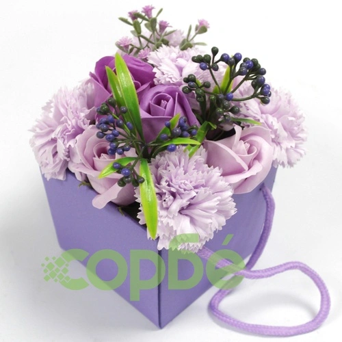 Soap Flower Bouqet - Lavender Rose and Carnation ➤ топ цена ➤ sorbe.bg