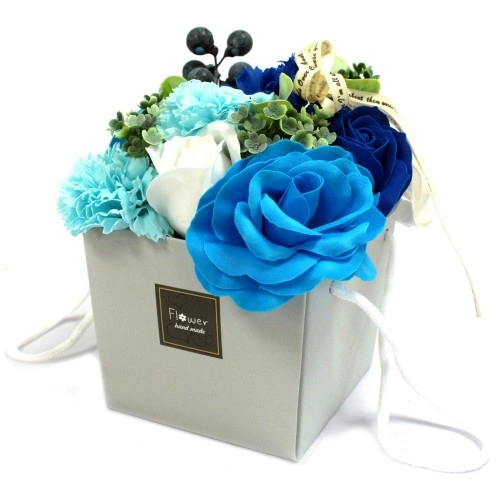 Soap Flower Bouqet - Blue Wedding на топ цена от sorbe.bg Soap Flower Bouqet - Blue Wedding ➤ топ цена ➤ sorbe.bg
