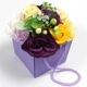 Soap Flower Bouqet - Purple Flower Garden