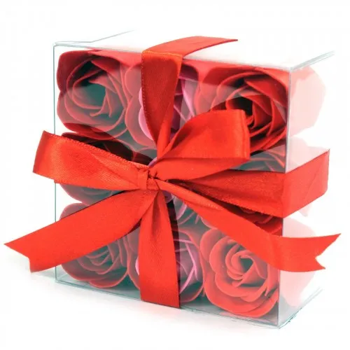 Set of 9 Soap Flowers - Red Roses ➤ топ цена ➤ sorbe.bg