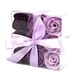 Set of 9 Soap Flower - Lavender Roses