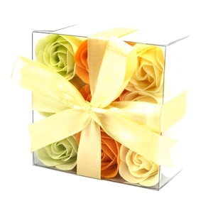 Set of 9 Soap Flowers- Spring Roses