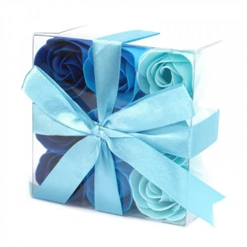Set of 9 Soap Flowers - Blue Wedding Roses на топ цена от sorbe.bg Set of 9 Soap Flowers - Blue Wedding Roses ➤ топ цена ➤ sorbe.bg