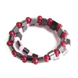 Magnetic Bracelets - Gem Colours Range - asst 6 Designs x 2