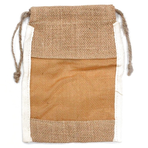 Med Washed Jute Pouch - 21x15cm ➤ топ цена ➤ sorbe.bg
